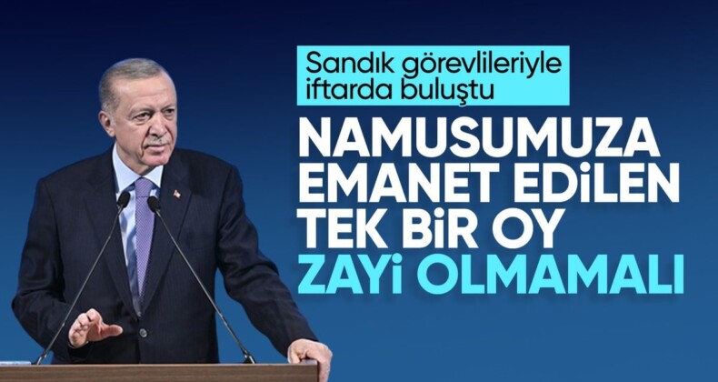 Cumhurbaşkanı Erdoğan’dan sandık görevlilerine seslendi! “Tek bir oy zayi edilmemeli”