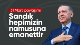 Cumhurbaşkanı Erdoğan’dan yerel seçim paylaşımı: Mitingler tamamlandı