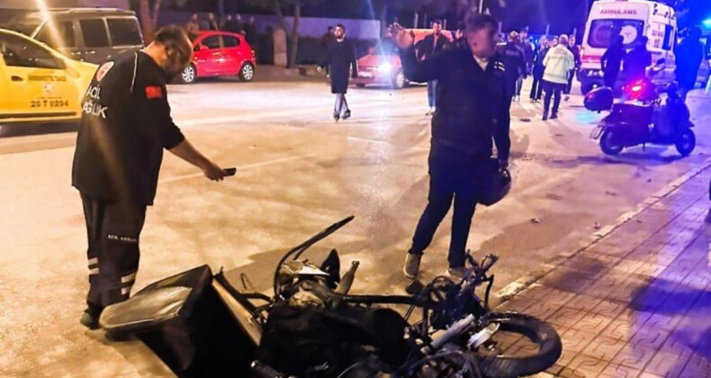 Denizli’de alkollü kadın sürücü çarptığı moto kuryeyi ölüme terk etti