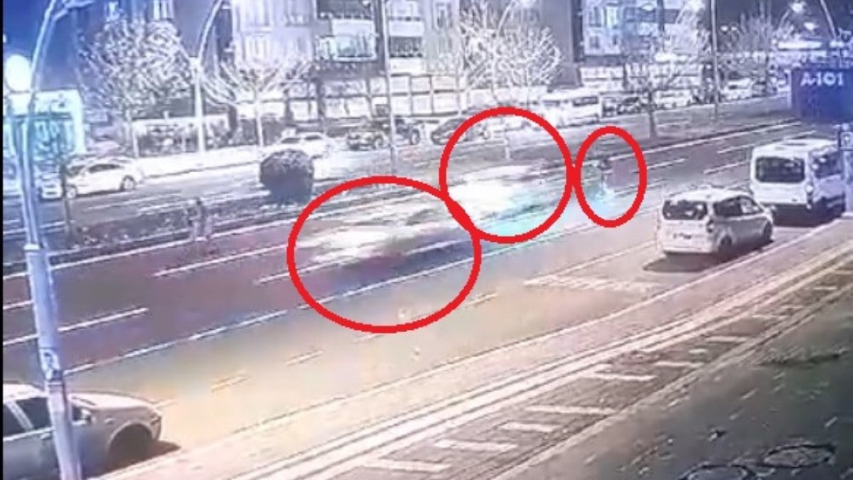 Diyarbakır’da karşıya geçerken araçların altında ezilmekten kurtuldu