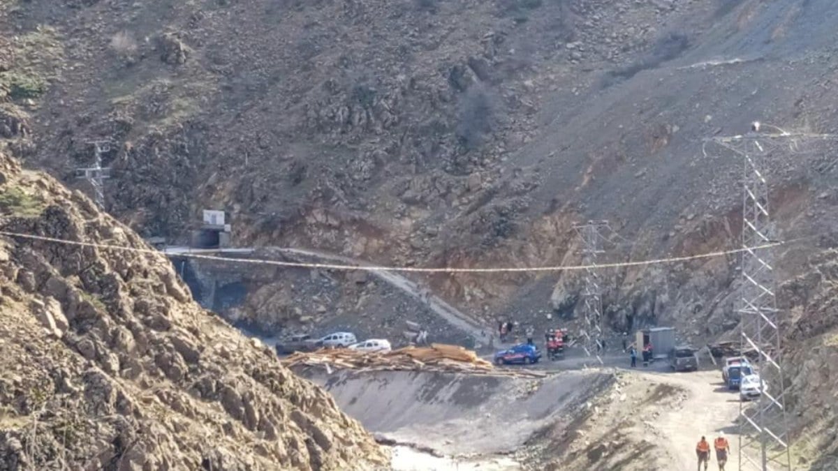 Elazığ’da maden ocağında göçük