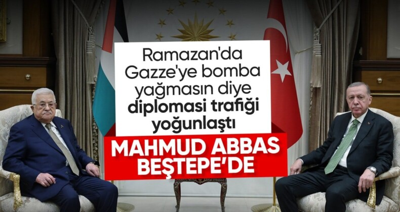 Filistin Devlet Başkanı Ankara’da! Cumhurbaşkanı Erdoğan kabul etti