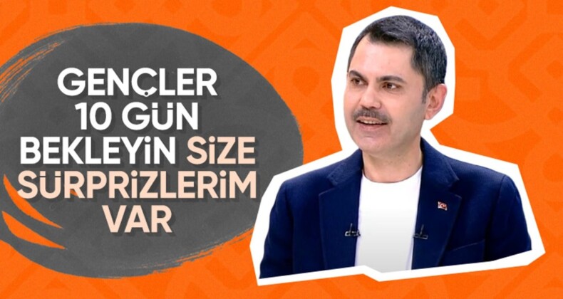 Gençler hazır olun! Murat Kurum’un size yeni sürprizleri var