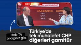 Halk TV’de muhalefet yorumu: ‘Türkiye’de tek muhalefet CHP, diğerleri garnitür’