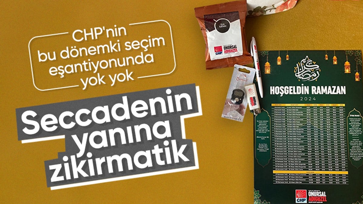 Her yol deneniyor: CHP seccadeden sonra zikirmatik dağıtmaya başladı