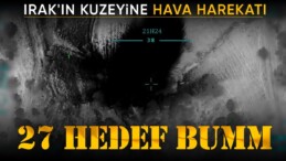 Irak’ın kuzeyine hava harekatı! 27 terör hedefi vuruldu