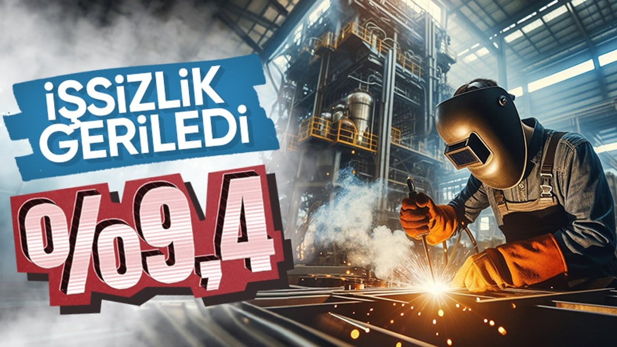 İşsizlik bir yılda 1 puan azaldı! Türkiye’de, 2023 yılında işsizlik oranı yüzde 9,4 oldu