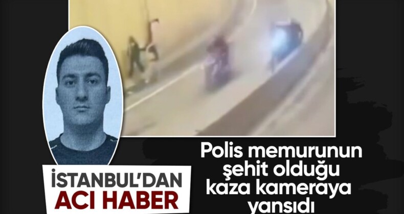 İstanbul Şişli’de kaza yapan motosikletli polis şehit oldu