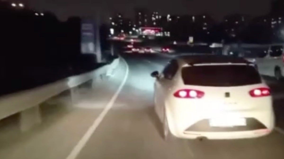 İstanbul’da makas atarak ilerleyen sürücü kazaya neden oldu