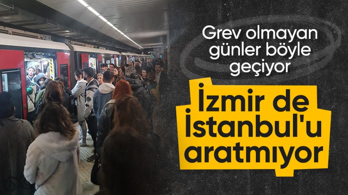 İstanbul’dan farkı yok! İzmir’de metro seferleri aksadı: Vatandaşlar işe geç kaldı