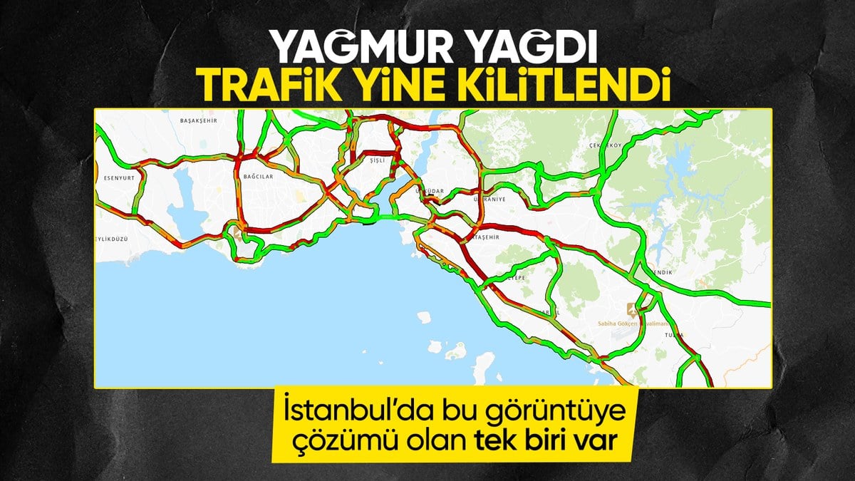 İstanbulluların çilesi! Trafik durma noktasına geldi