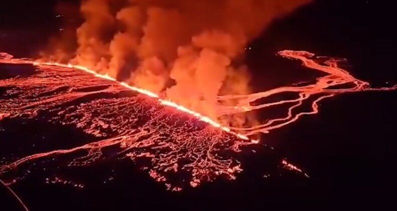 İzlanda’da yanardağ patlamadı! Lav akışı yavaşladı