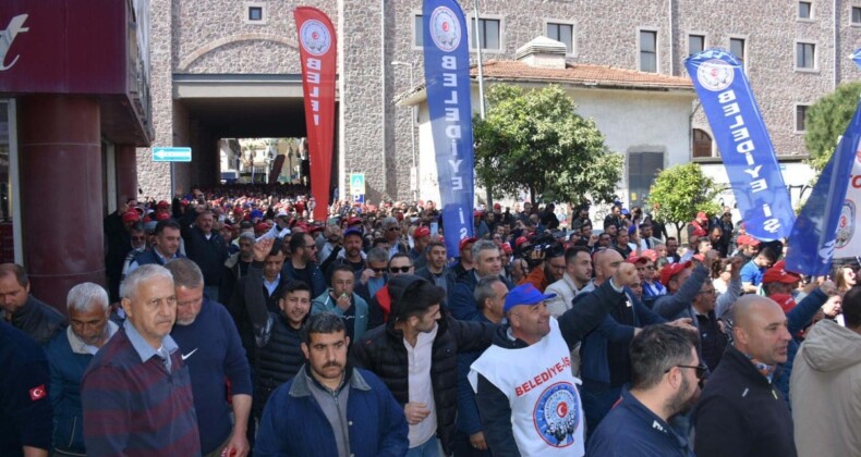 İzmir Büyükşehir Belediyesi’nde iş bırakma eylemi