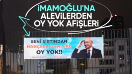 Kemal Kılıçdaroğlu’nun destekçileri İstanbul’a afişler astı: ‘Sırtından hançerleyenlere oy yok’