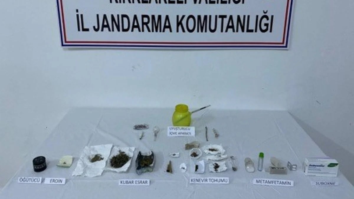 Kırklareli’nde uyuşturucu operasyonu: 13 gözaltı