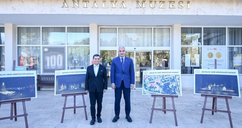 Mehmet Nuri Ersoy Antalya Müzesi’ni ziyaret etti: Yetkilerden bilgi aldı