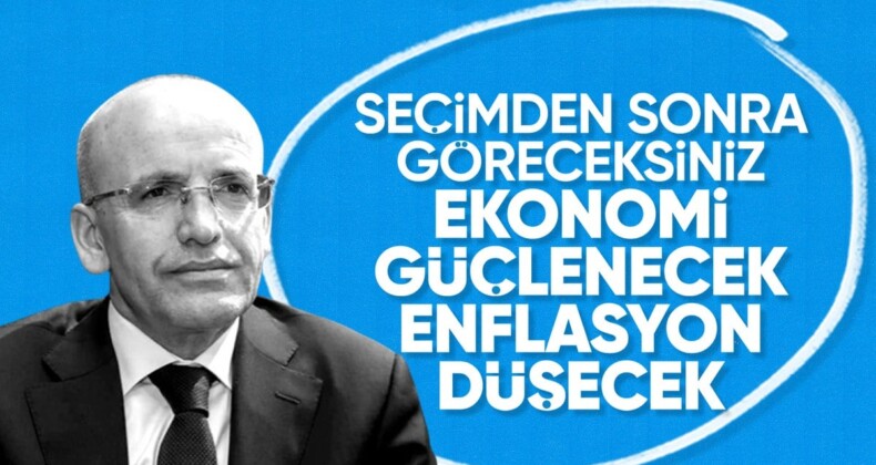 Mehmet Şimşek: Seçimden sonra enflasyon düşecek