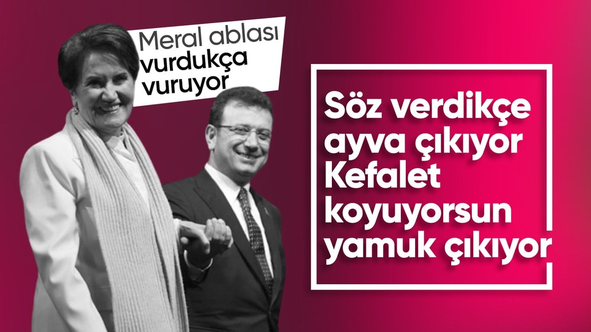 Meral Akşener’den İmamoğlu’na: Söz verdikçe ayva çıkıyor