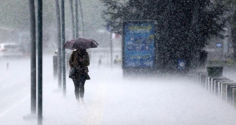 Meteoroloji’den 6 il için sağanak yağış uyarısı