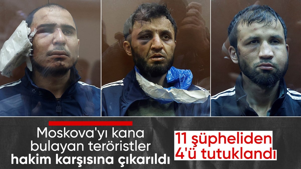 Moskova’yı kana bulamışlardı: Saldırıya ilişkin 4 şüpheli tutuklandı