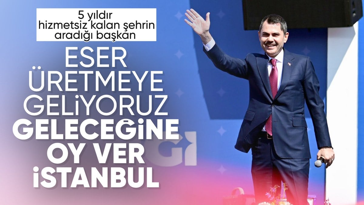 Murat Kurum: 100 bin konut, metro hattı dediler ama tek birini dahi hatırlamadılar