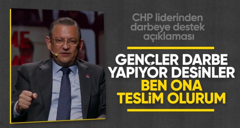 Özgür Özel’den darbe açıklaması: Gençler yaparsa teslim olurum