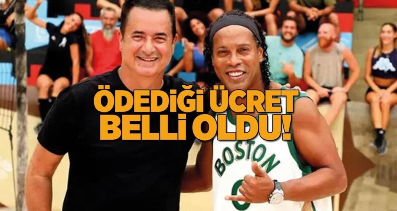 SON DAKİKA SURVİVOR HABERLERİ: Acun Ilıcalı’nın Ronaldinho’ya ödediği ücret belli oldu! Survivor’a katılan Ronaldinho’ya ne kadar ücret ödendi?