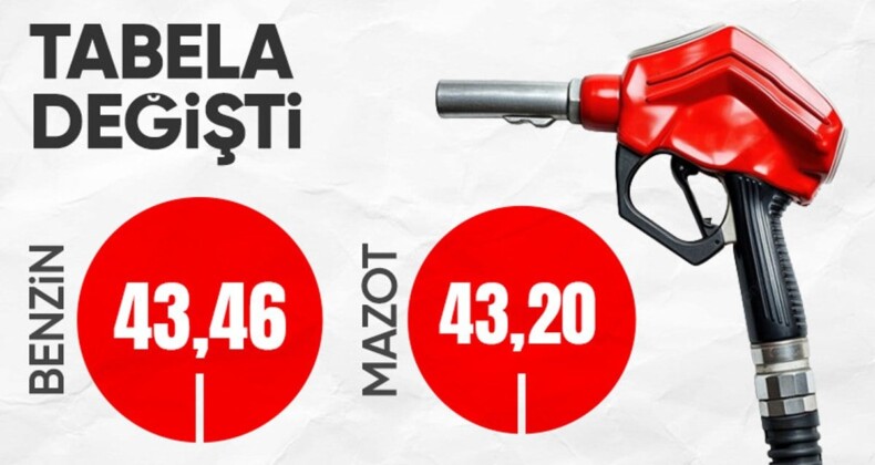 Tabela değişti: Benzin ve motorine zam geldi!