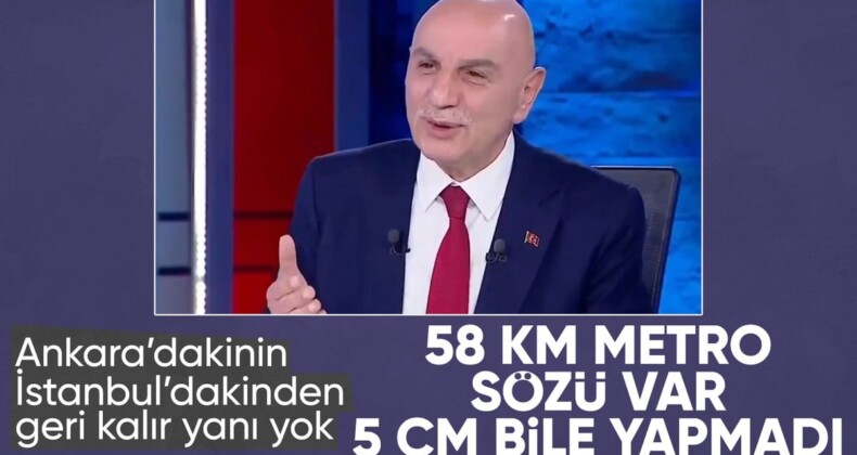 Turgut Altınok’tan Mansur Yavaş’a: Ankara’da 5 santimetre metro bile yapmadı