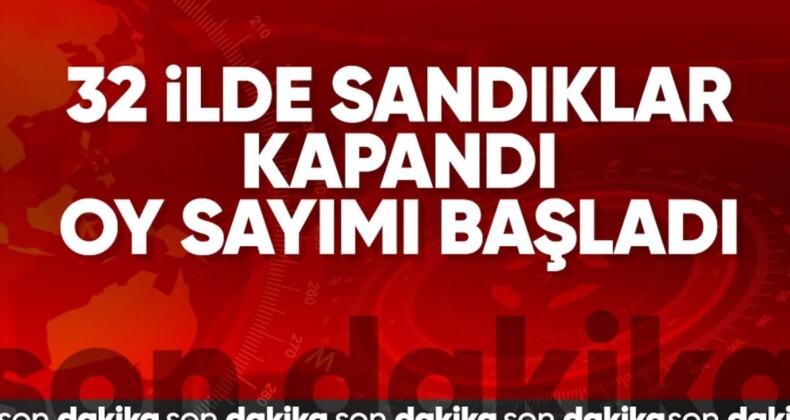 Türkiye sandık başında! Doğu illerinde oy verme işlemi sona erdi