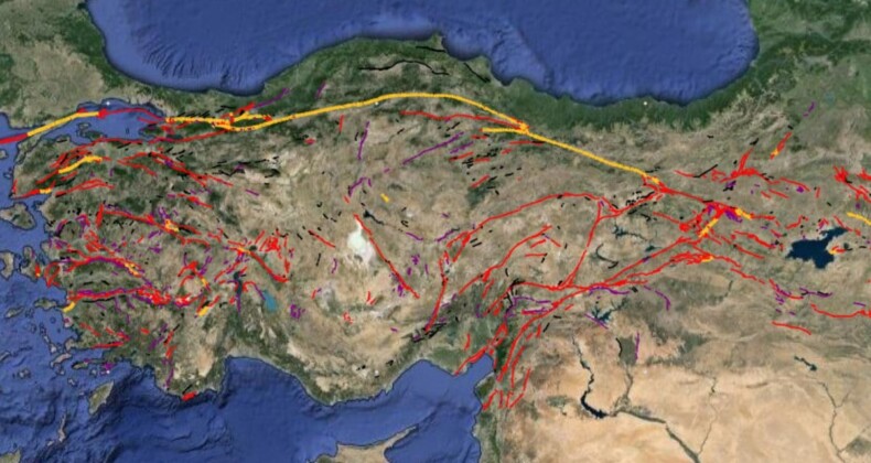 Türkiye’de deprem riski! MTA diri fay hattı haritasını güncelledi