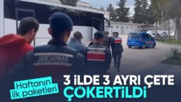 Van, Gaziantep ve Kırklareli’de düzenlenen operasyonlarda 3 ayrı organize suç örgütü çökertildi