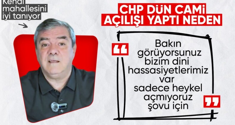 Yılmaz Özdil’den CHP’ye cami tepkisi: Sadece heykel yapmıyoruz demek için açtılar