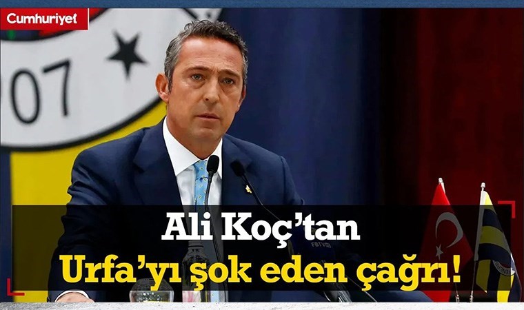 Ali Koç’tan Üstün Kupa çıkışı!