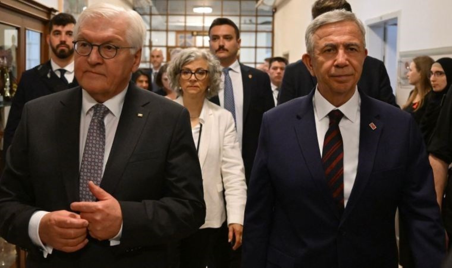 Almanya Cumhurbaşkanı Steinmeier, ABB Başkanı Mansur Yavaş’la görüştü