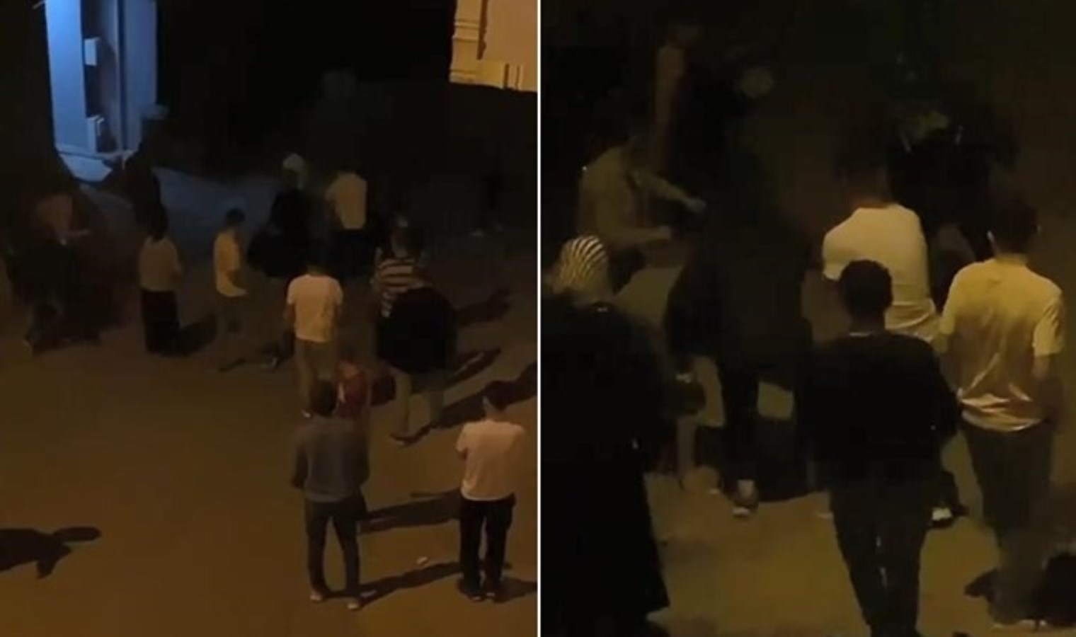 Anbean kameraya yansıdı… Sokakta komşu kavgası!