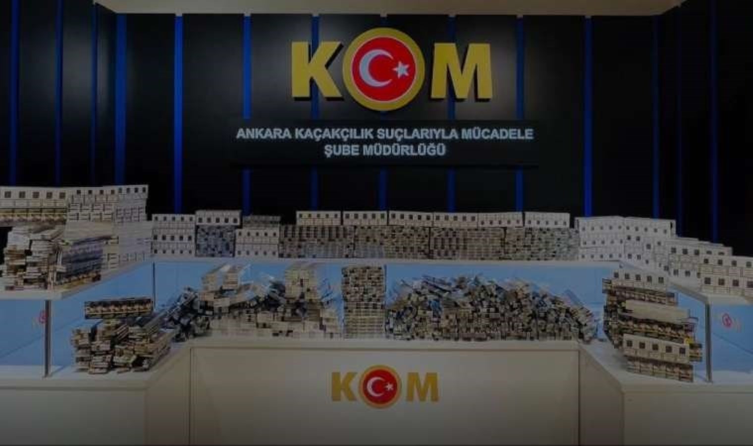 Ankara’da 2 milyon 130 bin makaron ele geçirildi: 4 gözaltı