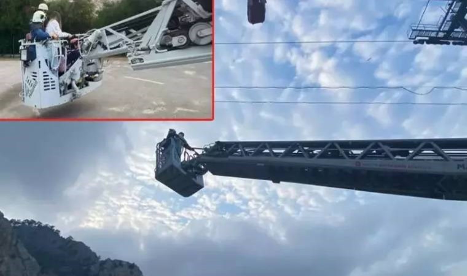 Antalya’da teleferik kabini düştü, seferlere orta verildi