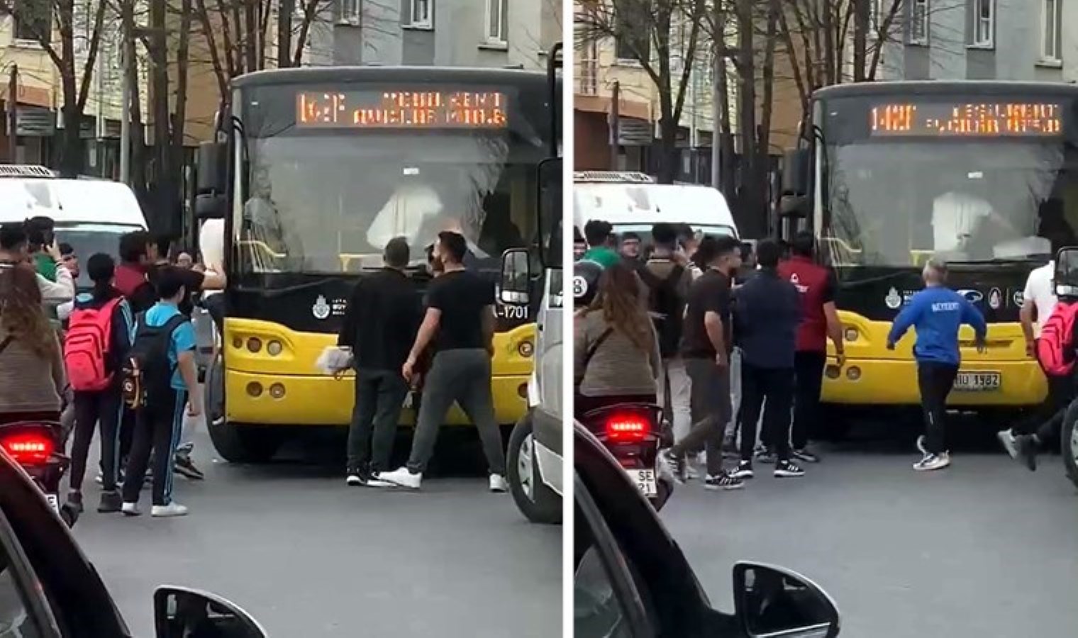 Avcılar’da yol tartışması: İETT sürücüsüne yumruklu taarruz