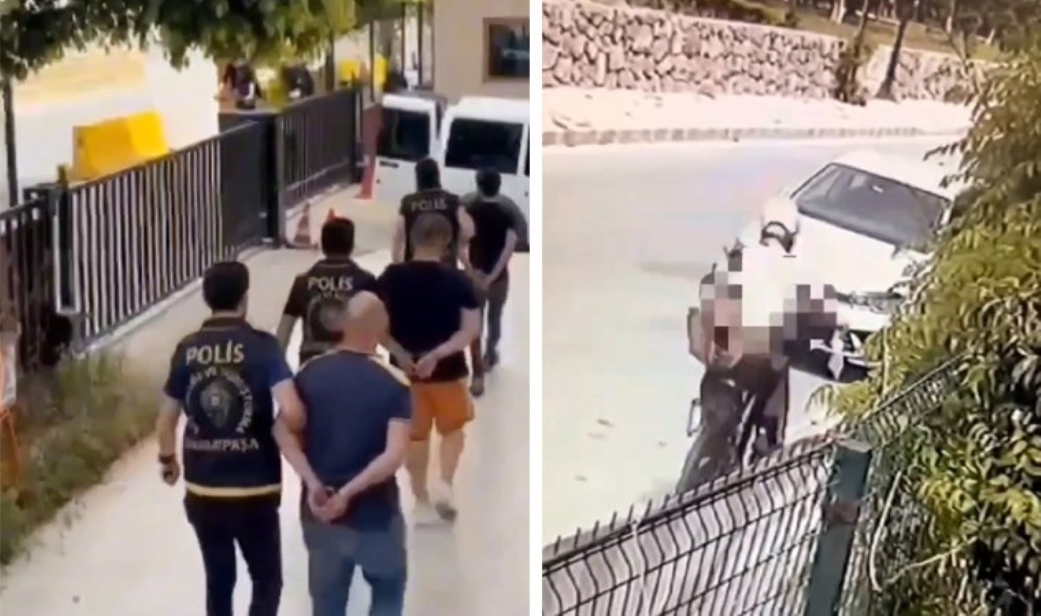 Banka müdürünün aracına tehdit bildirisi bırakan 3 kuşkulu yakalandı