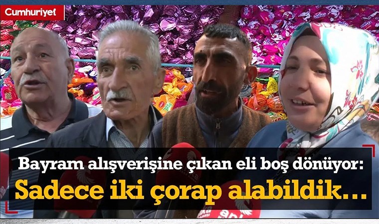 Bayram alışverişine çıkan eli boş dönüyor! Ankaralı yurttaş: Yalnızca iki çorap alabildik…