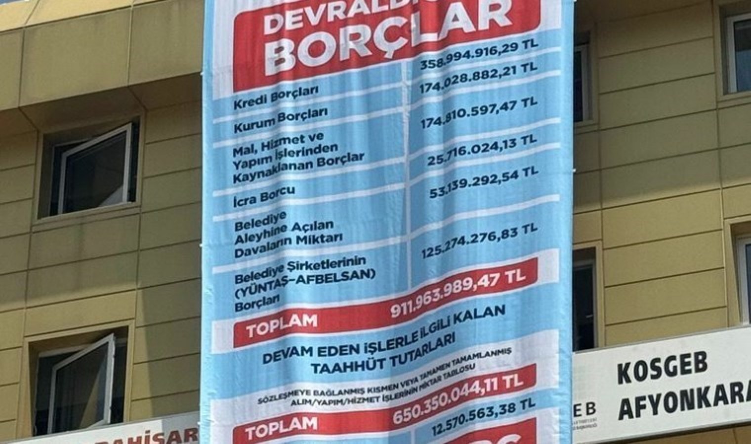 CHP’li lider belediyenin borçlarını açıkladı: ‘Yemiş, içmiş faturaları bize bırakmışlar’
