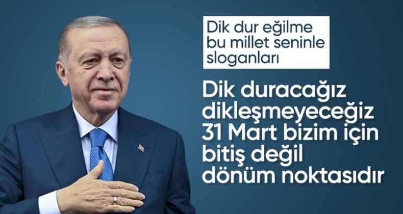 Cumhurbaşkanı Erdoğan’dan yerel seçimler sonrası ilk mesajlar