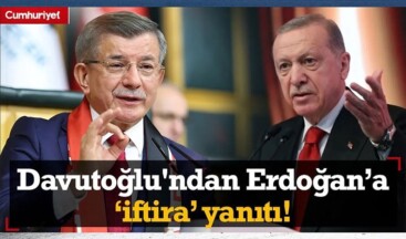 Davutoğlu’ndan “Jet yakıtı iftirası atanlar” diyen Erdoğan’a karşılık: ”Böyle bir iftira varsa…”