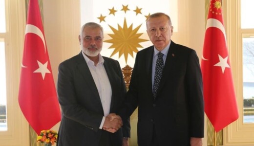 Erdoğan’dan Hamas lideri Haniyye ile görüşme