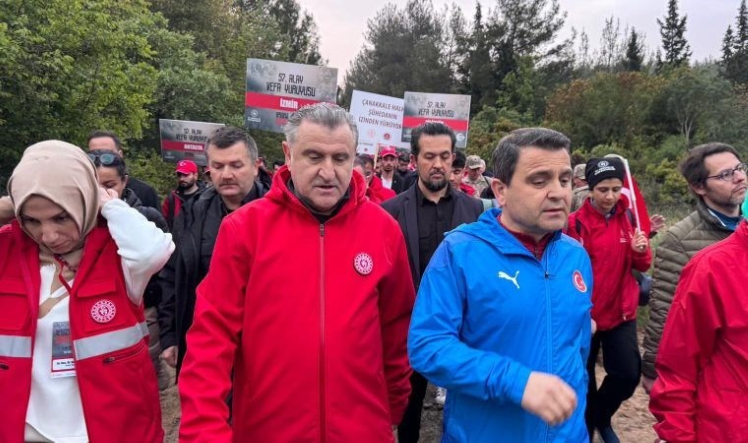 Gelibolu Yarımadası’nda 57. Alay Vefa Yürüyüşü Conkbayırı’nda sona erdi