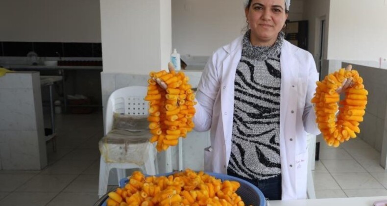 Hatay’da eserler kolunda kaldı: Depremzede bayanların elinde reçele dönüştü!