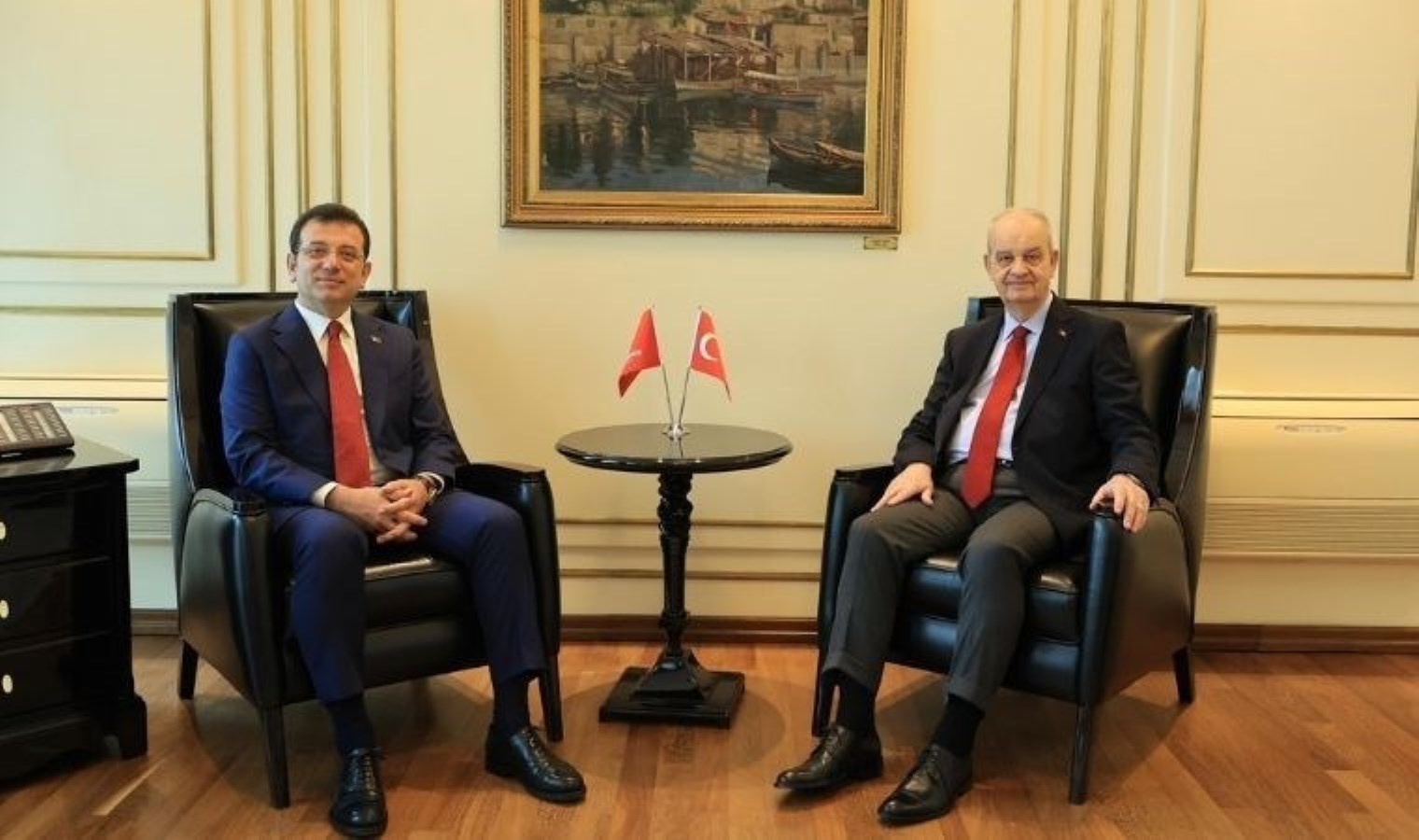 İlker Başbuğ’dan Ekrem İmamoğlu’na ziyaret