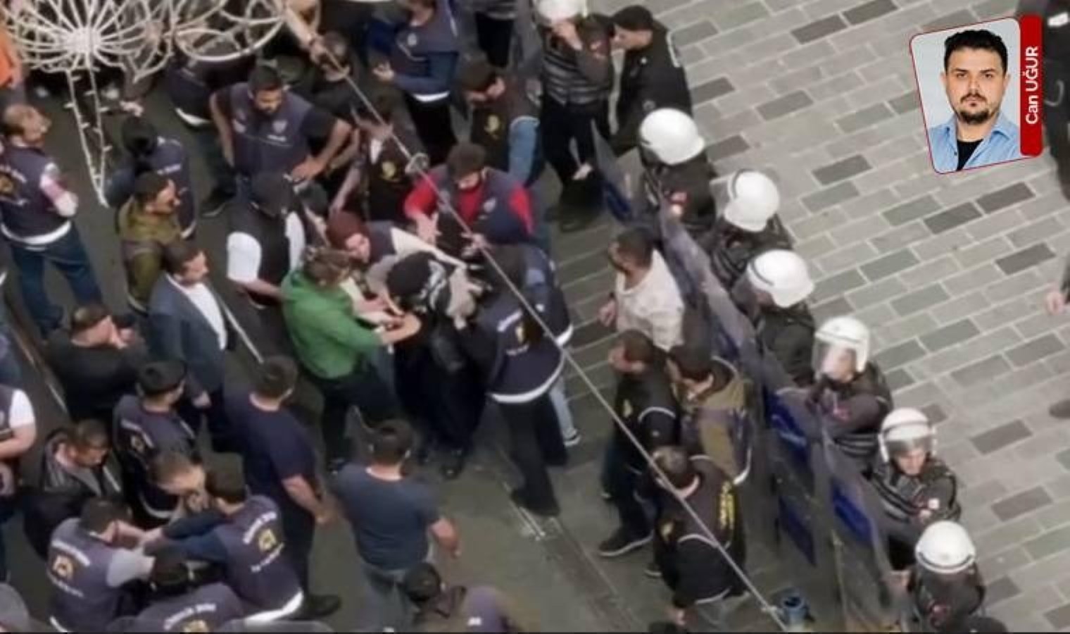 İsrail hareketinde eylemciye tokat atmıştı… O komiserle ilgili karar verildi