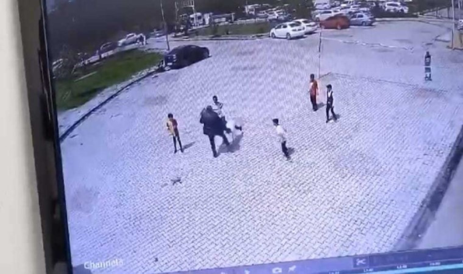 Malatya’da 23 Nisan kutlamalarında öğrenciyi tekmeledi!